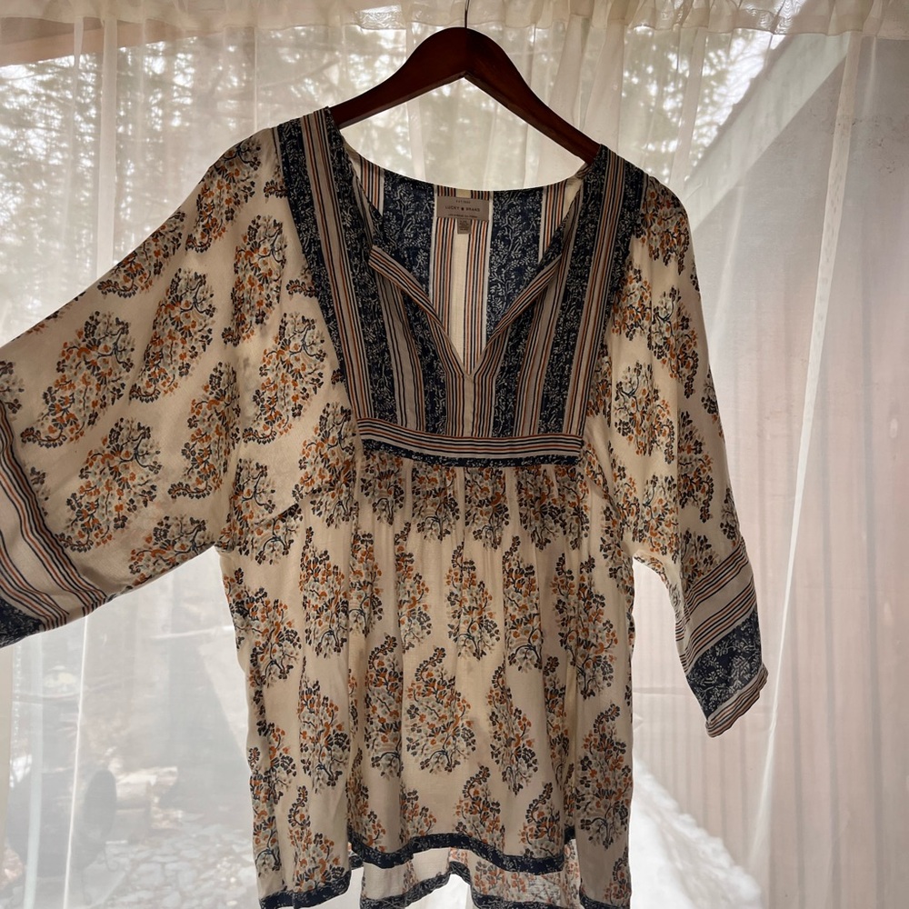 Floral Bohemian Blouse